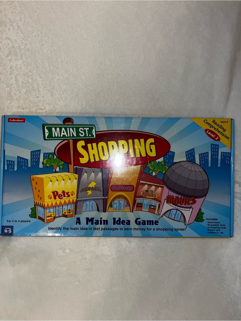 Main St. Shopping Board Game Lakeshore